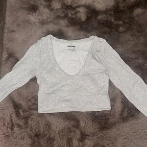 Garage Women's Light Gray Crop Top